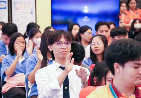 ภาพกิจกรรม  โปรแกรมวิชาสาธารณสุขศาสตร์ คณะวิทยาศาสตร์และเทคโนโลยี มหาวิทยาลัยราชภัฏกำแพงเพชร ได้จัดกิจกรรมการสัมมนาในหัวข้อ “เข้าใจสุขภาพจิต พิชิตสุขภาพใจ”