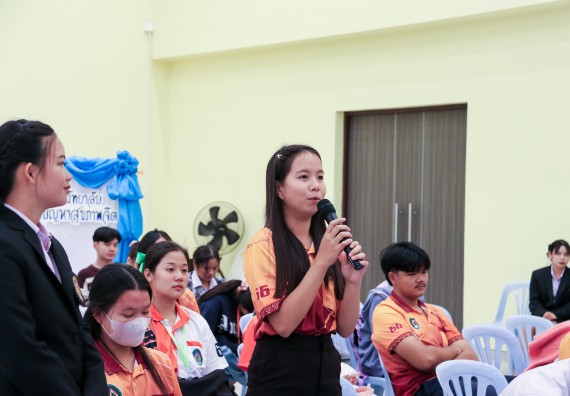 ภาพกิจกรรม  โปรแกรมวิชาสาธารณสุขศาสตร์ คณะวิทยาศาสตร์และเทคโนโลยี มหาวิทยาลัยราชภัฏกำแพงเพชร ได้จัดกิจกรรมการสัมมนาในหัวข้อ “เข้าใจสุขภาพจิต พิชิตสุขภาพใจ”