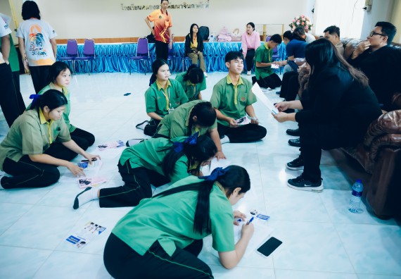 ภาพกิจกรรม  คณะวิทยาศาสตร์และเทคโนโลยี มหาวิทยาลัยราชภัฏกำแพงเพชร จัดกิจกรรมค่ายวิชาการเพื่อพัฒนากำลังคนด้านวิทยาศาสตร์และเทคโนโลยี ปีการศึกษา 2567 โรงเรียนคลองลานพัฒนาจินดาศักดิ์