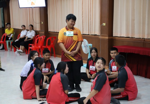 ภาพกิจกรรม  คณะวิทยาศาสตร์และเทคโนโลยี มหาวิทยาลัยราชภัฏกำแพงเพชร จัดกิจกรรมค่ายวิชาการเพื่อพัฒนากำลังคนด้านวิทยาศาสตร์และเทคโนโลยี ปีการศึกษา 2567 โรงเรียนวังแขมวิทยาคม