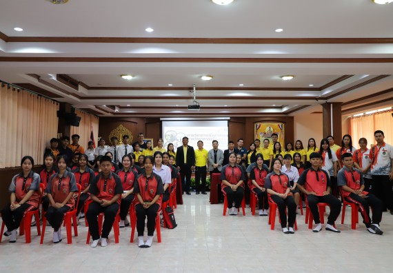 ภาพกิจกรรม  คณะวิทยาศาสตร์และเทคโนโลยี มหาวิทยาลัยราชภัฏกำแพงเพชร จัดกิจกรรมค่ายวิชาการเพื่อพัฒนากำลังคนด้านวิทยาศาสตร์และเทคโนโลยี ปีการศึกษา 2567 โรงเรียนวังแขมวิทยาคม