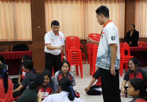 ภาพกิจกรรม  คณะวิทยาศาสตร์และเทคโนโลยี มหาวิทยาลัยราชภัฏกำแพงเพชร จัดกิจกรรมค่ายวิชาการเพื่อพัฒนากำลังคนด้านวิทยาศาสตร์และเทคโนโลยี ปีการศึกษา 2567 โรงเรียนวังแขมวิทยาคม