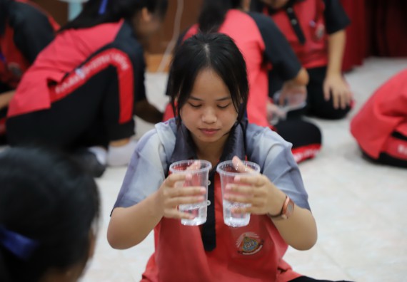 ภาพกิจกรรม  คณะวิทยาศาสตร์และเทคโนโลยี มหาวิทยาลัยราชภัฏกำแพงเพชร จัดกิจกรรมค่ายวิชาการเพื่อพัฒนากำลังคนด้านวิทยาศาสตร์และเทคโนโลยี ปีการศึกษา 2567 โรงเรียนวังแขมวิทยาคม