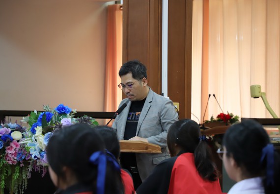 ภาพกิจกรรม  คณะวิทยาศาสตร์และเทคโนโลยี มหาวิทยาลัยราชภัฏกำแพงเพชร จัดกิจกรรมค่ายวิชาการเพื่อพัฒนากำลังคนด้านวิทยาศาสตร์และเทคโนโลยี ปีการศึกษา 2567 โรงเรียนวังแขมวิทยาคม