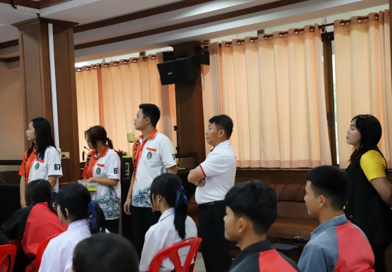 ภาพกิจกรรม  คณะวิทยาศาสตร์และเทคโนโลยี มหาวิทยาลัยราชภัฏกำแพงเพชร จัดกิจกรรมค่ายวิชาการเพื่อพัฒนากำลังคนด้านวิทยาศาสตร์และเทคโนโลยี ปีการศึกษา 2567 โรงเรียนวังแขมวิทยาคม