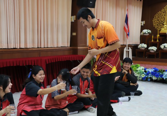 ภาพกิจกรรม  คณะวิทยาศาสตร์และเทคโนโลยี มหาวิทยาลัยราชภัฏกำแพงเพชร จัดกิจกรรมค่ายวิชาการเพื่อพัฒนากำลังคนด้านวิทยาศาสตร์และเทคโนโลยี ปีการศึกษา 2567 โรงเรียนวังแขมวิทยาคม