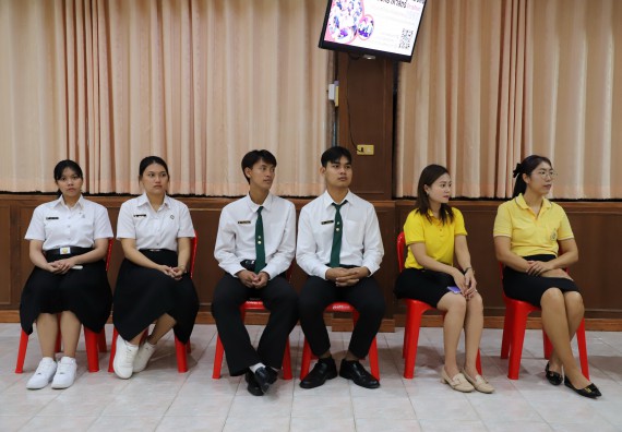 ภาพกิจกรรม  คณะวิทยาศาสตร์และเทคโนโลยี มหาวิทยาลัยราชภัฏกำแพงเพชร จัดกิจกรรมค่ายวิชาการเพื่อพัฒนากำลังคนด้านวิทยาศาสตร์และเทคโนโลยี ปีการศึกษา 2567 โรงเรียนวังแขมวิทยาคม