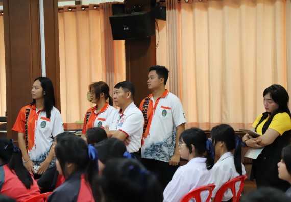 ภาพกิจกรรม  คณะวิทยาศาสตร์และเทคโนโลยี มหาวิทยาลัยราชภัฏกำแพงเพชร จัดกิจกรรมค่ายวิชาการเพื่อพัฒนากำลังคนด้านวิทยาศาสตร์และเทคโนโลยี ปีการศึกษา 2567 โรงเรียนวังแขมวิทยาคม