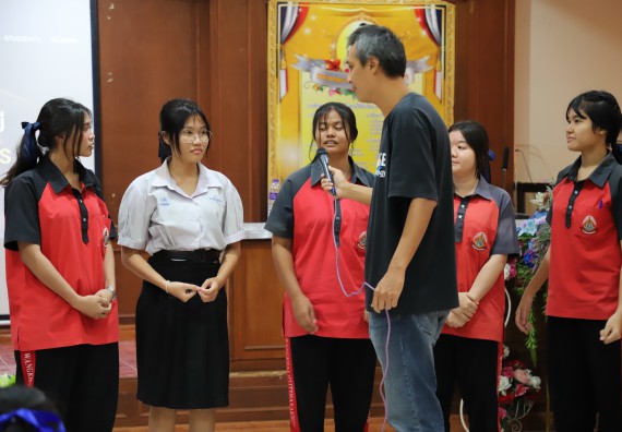 ภาพกิจกรรม  คณะวิทยาศาสตร์และเทคโนโลยี มหาวิทยาลัยราชภัฏกำแพงเพชร จัดกิจกรรมค่ายวิชาการเพื่อพัฒนากำลังคนด้านวิทยาศาสตร์และเทคโนโลยี ปีการศึกษา 2567 โรงเรียนวังแขมวิทยาคม