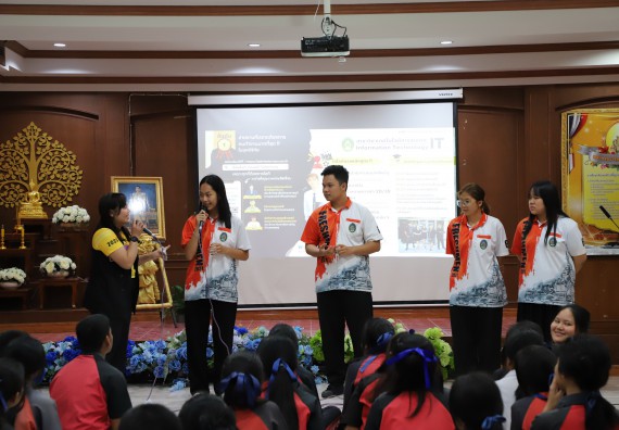 ภาพกิจกรรม  คณะวิทยาศาสตร์และเทคโนโลยี มหาวิทยาลัยราชภัฏกำแพงเพชร จัดกิจกรรมค่ายวิชาการเพื่อพัฒนากำลังคนด้านวิทยาศาสตร์และเทคโนโลยี ปีการศึกษา 2567 โรงเรียนวังแขมวิทยาคม