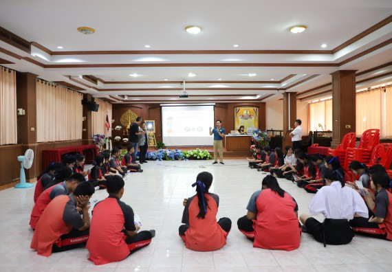 ภาพกิจกรรม  คณะวิทยาศาสตร์และเทคโนโลยี มหาวิทยาลัยราชภัฏกำแพงเพชร จัดกิจกรรมค่ายวิชาการเพื่อพัฒนากำลังคนด้านวิทยาศาสตร์และเทคโนโลยี ปีการศึกษา 2567 โรงเรียนวังแขมวิทยาคม