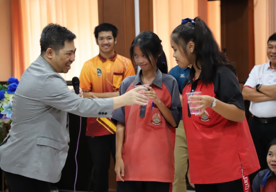 ภาพกิจกรรม  คณะวิทยาศาสตร์และเทคโนโลยี มหาวิทยาลัยราชภัฏกำแพงเพชร จัดกิจกรรมค่ายวิชาการเพื่อพัฒนากำลังคนด้านวิทยาศาสตร์และเทคโนโลยี ปีการศึกษา 2567 โรงเรียนวังแขมวิทยาคม