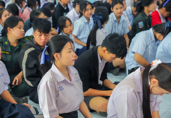 ภาพกิจกรรม  คณะวิทยาศาสตร์และเทคโนโลยี มหาวิทยาลัยราชภัฏกำแพงเพชร จัดกิจกรรมค่ายวิชาการเพื่อพัฒนากำลังคนด้านวิทยาศาสตร์และเทคโนโลยี ปีการศึกษา 2567 โรงเรียนพบพระวิทยาคม