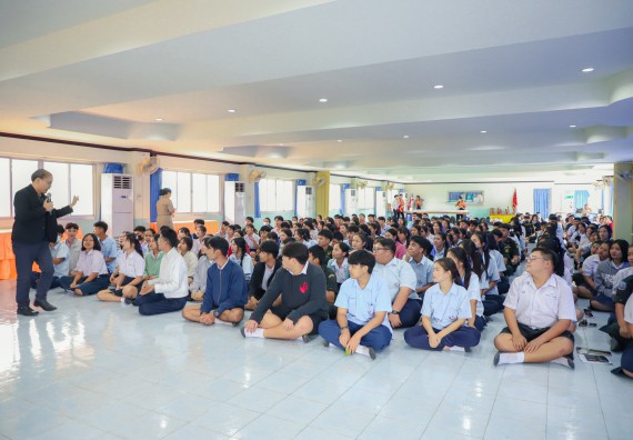 ภาพกิจกรรม  คณะวิทยาศาสตร์และเทคโนโลยี มหาวิทยาลัยราชภัฏกำแพงเพชร จัดกิจกรรมค่ายวิชาการเพื่อพัฒนากำลังคนด้านวิทยาศาสตร์และเทคโนโลยี ปีการศึกษา 2567 โรงเรียนพบพระวิทยาคม