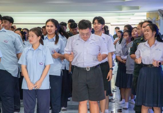 ภาพกิจกรรม  คณะวิทยาศาสตร์และเทคโนโลยี มหาวิทยาลัยราชภัฏกำแพงเพชร จัดกิจกรรมค่ายวิชาการเพื่อพัฒนากำลังคนด้านวิทยาศาสตร์และเทคโนโลยี ปีการศึกษา 2567 โรงเรียนพบพระวิทยาคม