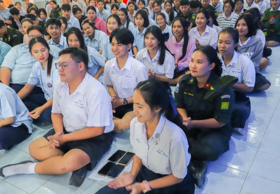 ภาพกิจกรรม  คณะวิทยาศาสตร์และเทคโนโลยี มหาวิทยาลัยราชภัฏกำแพงเพชร จัดกิจกรรมค่ายวิชาการเพื่อพัฒนากำลังคนด้านวิทยาศาสตร์และเทคโนโลยี ปีการศึกษา 2567 โรงเรียนพบพระวิทยาคม