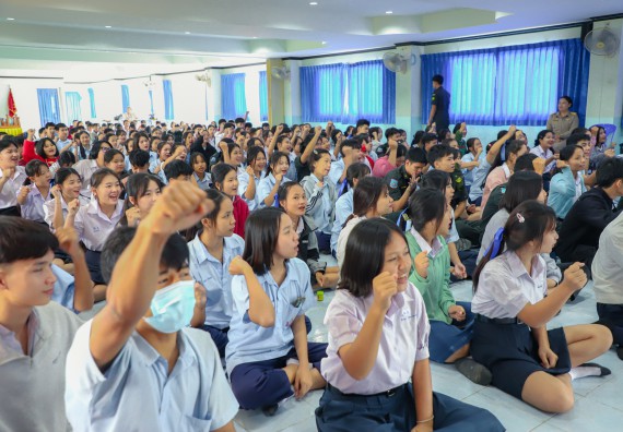 ภาพกิจกรรม  คณะวิทยาศาสตร์และเทคโนโลยี มหาวิทยาลัยราชภัฏกำแพงเพชร จัดกิจกรรมค่ายวิชาการเพื่อพัฒนากำลังคนด้านวิทยาศาสตร์และเทคโนโลยี ปีการศึกษา 2567 โรงเรียนพบพระวิทยาคม