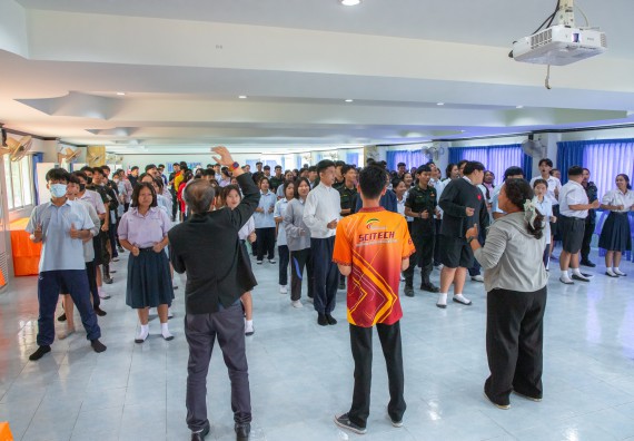 ภาพกิจกรรม  คณะวิทยาศาสตร์และเทคโนโลยี มหาวิทยาลัยราชภัฏกำแพงเพชร จัดกิจกรรมค่ายวิชาการเพื่อพัฒนากำลังคนด้านวิทยาศาสตร์และเทคโนโลยี ปีการศึกษา 2567 โรงเรียนพบพระวิทยาคม