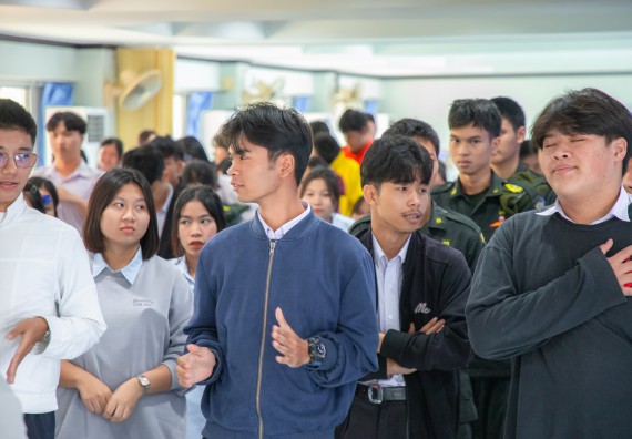 ภาพกิจกรรม  คณะวิทยาศาสตร์และเทคโนโลยี มหาวิทยาลัยราชภัฏกำแพงเพชร จัดกิจกรรมค่ายวิชาการเพื่อพัฒนากำลังคนด้านวิทยาศาสตร์และเทคโนโลยี ปีการศึกษา 2567 โรงเรียนพบพระวิทยาคม