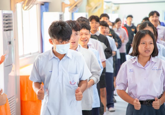 ภาพกิจกรรม  คณะวิทยาศาสตร์และเทคโนโลยี มหาวิทยาลัยราชภัฏกำแพงเพชร จัดกิจกรรมค่ายวิชาการเพื่อพัฒนากำลังคนด้านวิทยาศาสตร์และเทคโนโลยี ปีการศึกษา 2567 โรงเรียนพบพระวิทยาคม