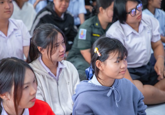 ภาพกิจกรรม  คณะวิทยาศาสตร์และเทคโนโลยี มหาวิทยาลัยราชภัฏกำแพงเพชร จัดกิจกรรมค่ายวิชาการเพื่อพัฒนากำลังคนด้านวิทยาศาสตร์และเทคโนโลยี ปีการศึกษา 2567 โรงเรียนพบพระวิทยาคม