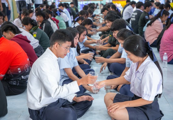 ภาพกิจกรรม  คณะวิทยาศาสตร์และเทคโนโลยี มหาวิทยาลัยราชภัฏกำแพงเพชร จัดกิจกรรมค่ายวิชาการเพื่อพัฒนากำลังคนด้านวิทยาศาสตร์และเทคโนโลยี ปีการศึกษา 2567 โรงเรียนพบพระวิทยาคม
