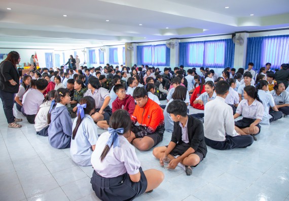 ภาพกิจกรรม  คณะวิทยาศาสตร์และเทคโนโลยี มหาวิทยาลัยราชภัฏกำแพงเพชร จัดกิจกรรมค่ายวิชาการเพื่อพัฒนากำลังคนด้านวิทยาศาสตร์และเทคโนโลยี ปีการศึกษา 2567 โรงเรียนพบพระวิทยาคม