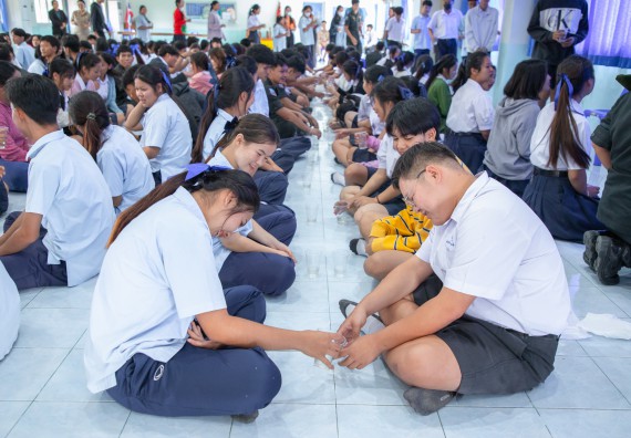 ภาพกิจกรรม  คณะวิทยาศาสตร์และเทคโนโลยี มหาวิทยาลัยราชภัฏกำแพงเพชร จัดกิจกรรมค่ายวิชาการเพื่อพัฒนากำลังคนด้านวิทยาศาสตร์และเทคโนโลยี ปีการศึกษา 2567 โรงเรียนพบพระวิทยาคม