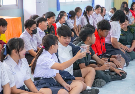 ภาพกิจกรรม  คณะวิทยาศาสตร์และเทคโนโลยี มหาวิทยาลัยราชภัฏกำแพงเพชร จัดกิจกรรมค่ายวิชาการเพื่อพัฒนากำลังคนด้านวิทยาศาสตร์และเทคโนโลยี ปีการศึกษา 2567 โรงเรียนพบพระวิทยาคม