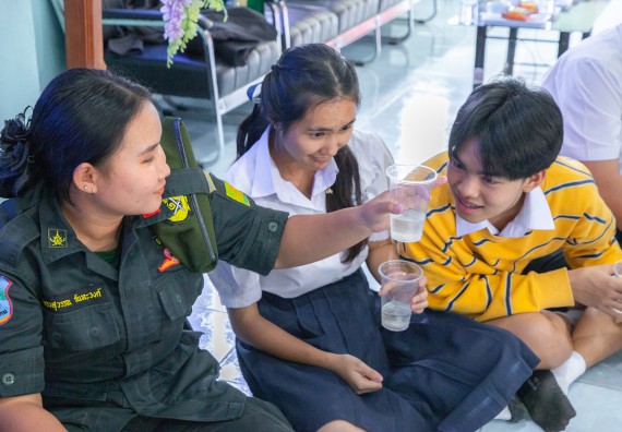 ภาพกิจกรรม  คณะวิทยาศาสตร์และเทคโนโลยี มหาวิทยาลัยราชภัฏกำแพงเพชร จัดกิจกรรมค่ายวิชาการเพื่อพัฒนากำลังคนด้านวิทยาศาสตร์และเทคโนโลยี ปีการศึกษา 2567 โรงเรียนพบพระวิทยาคม