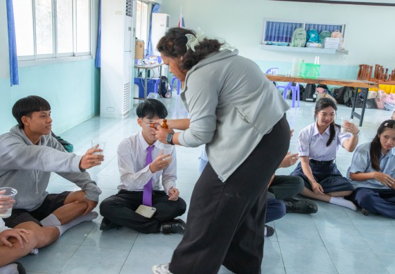 ภาพกิจกรรม  คณะวิทยาศาสตร์และเทคโนโลยี มหาวิทยาลัยราชภัฏกำแพงเพชร จัดกิจกรรมค่ายวิชาการเพื่อพัฒนากำลังคนด้านวิทยาศาสตร์และเทคโนโลยี ปีการศึกษา 2567 โรงเรียนพบพระวิทยาคม