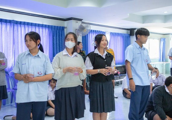 ภาพกิจกรรม  คณะวิทยาศาสตร์และเทคโนโลยี มหาวิทยาลัยราชภัฏกำแพงเพชร จัดกิจกรรมค่ายวิชาการเพื่อพัฒนากำลังคนด้านวิทยาศาสตร์และเทคโนโลยี ปีการศึกษา 2567 โรงเรียนพบพระวิทยาคม