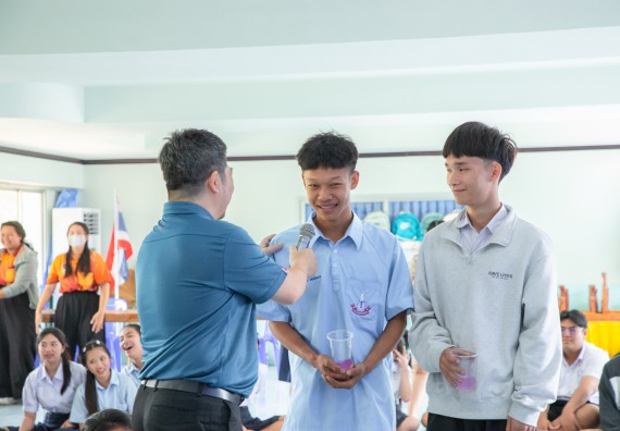 ภาพกิจกรรม  คณะวิทยาศาสตร์และเทคโนโลยี มหาวิทยาลัยราชภัฏกำแพงเพชร จัดกิจกรรมค่ายวิชาการเพื่อพัฒนากำลังคนด้านวิทยาศาสตร์และเทคโนโลยี ปีการศึกษา 2567 โรงเรียนพบพระวิทยาคม