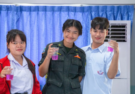 ภาพกิจกรรม  คณะวิทยาศาสตร์และเทคโนโลยี มหาวิทยาลัยราชภัฏกำแพงเพชร จัดกิจกรรมค่ายวิชาการเพื่อพัฒนากำลังคนด้านวิทยาศาสตร์และเทคโนโลยี ปีการศึกษา 2567 โรงเรียนพบพระวิทยาคม