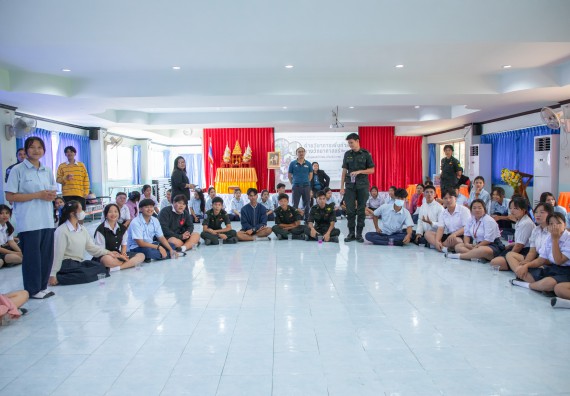 ภาพกิจกรรม  คณะวิทยาศาสตร์และเทคโนโลยี มหาวิทยาลัยราชภัฏกำแพงเพชร จัดกิจกรรมค่ายวิชาการเพื่อพัฒนากำลังคนด้านวิทยาศาสตร์และเทคโนโลยี ปีการศึกษา 2567 โรงเรียนพบพระวิทยาคม