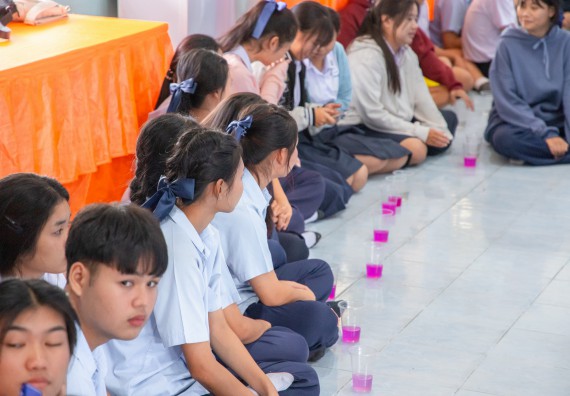 ภาพกิจกรรม  คณะวิทยาศาสตร์และเทคโนโลยี มหาวิทยาลัยราชภัฏกำแพงเพชร จัดกิจกรรมค่ายวิชาการเพื่อพัฒนากำลังคนด้านวิทยาศาสตร์และเทคโนโลยี ปีการศึกษา 2567 โรงเรียนพบพระวิทยาคม