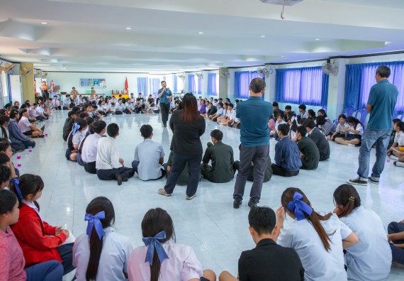 ภาพกิจกรรม  คณะวิทยาศาสตร์และเทคโนโลยี มหาวิทยาลัยราชภัฏกำแพงเพชร จัดกิจกรรมค่ายวิชาการเพื่อพัฒนากำลังคนด้านวิทยาศาสตร์และเทคโนโลยี ปีการศึกษา 2567 โรงเรียนพบพระวิทยาคม