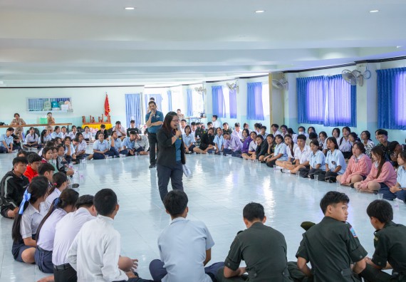 ภาพกิจกรรม  คณะวิทยาศาสตร์และเทคโนโลยี มหาวิทยาลัยราชภัฏกำแพงเพชร จัดกิจกรรมค่ายวิชาการเพื่อพัฒนากำลังคนด้านวิทยาศาสตร์และเทคโนโลยี ปีการศึกษา 2567 โรงเรียนพบพระวิทยาคม