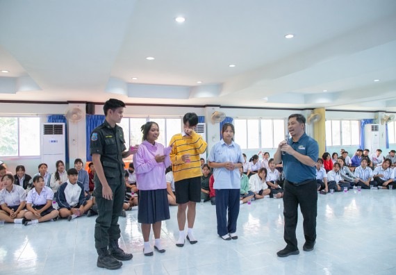 ภาพกิจกรรม  คณะวิทยาศาสตร์และเทคโนโลยี มหาวิทยาลัยราชภัฏกำแพงเพชร จัดกิจกรรมค่ายวิชาการเพื่อพัฒนากำลังคนด้านวิทยาศาสตร์และเทคโนโลยี ปีการศึกษา 2567 โรงเรียนพบพระวิทยาคม