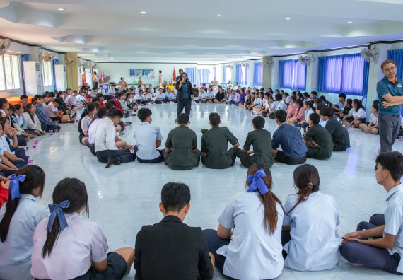 ภาพกิจกรรม  คณะวิทยาศาสตร์และเทคโนโลยี มหาวิทยาลัยราชภัฏกำแพงเพชร จัดกิจกรรมค่ายวิชาการเพื่อพัฒนากำลังคนด้านวิทยาศาสตร์และเทคโนโลยี ปีการศึกษา 2567 โรงเรียนพบพระวิทยาคม