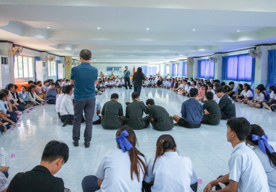 ภาพกิจกรรม  คณะวิทยาศาสตร์และเทคโนโลยี มหาวิทยาลัยราชภัฏกำแพงเพชร จัดกิจกรรมค่ายวิชาการเพื่อพัฒนากำลังคนด้านวิทยาศาสตร์และเทคโนโลยี ปีการศึกษา 2567 โรงเรียนพบพระวิทยาคม