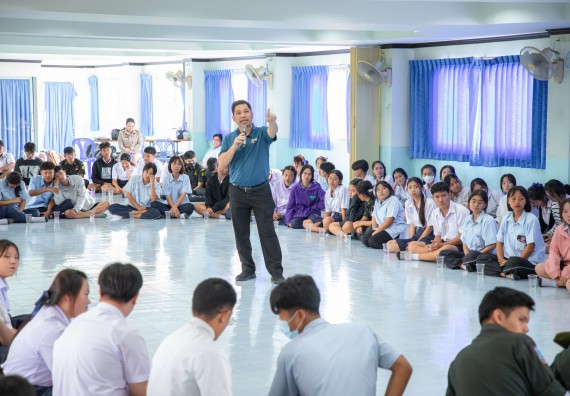 ภาพกิจกรรม  คณะวิทยาศาสตร์และเทคโนโลยี มหาวิทยาลัยราชภัฏกำแพงเพชร จัดกิจกรรมค่ายวิชาการเพื่อพัฒนากำลังคนด้านวิทยาศาสตร์และเทคโนโลยี ปีการศึกษา 2567 โรงเรียนพบพระวิทยาคม