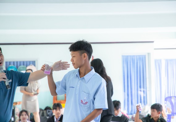 ภาพกิจกรรม  คณะวิทยาศาสตร์และเทคโนโลยี มหาวิทยาลัยราชภัฏกำแพงเพชร จัดกิจกรรมค่ายวิชาการเพื่อพัฒนากำลังคนด้านวิทยาศาสตร์และเทคโนโลยี ปีการศึกษา 2567 โรงเรียนพบพระวิทยาคม