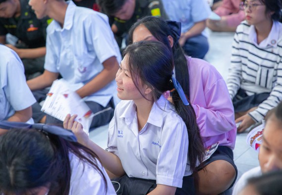 ภาพกิจกรรม  คณะวิทยาศาสตร์และเทคโนโลยี มหาวิทยาลัยราชภัฏกำแพงเพชร จัดกิจกรรมค่ายวิชาการเพื่อพัฒนากำลังคนด้านวิทยาศาสตร์และเทคโนโลยี ปีการศึกษา 2567 โรงเรียนพบพระวิทยาคม