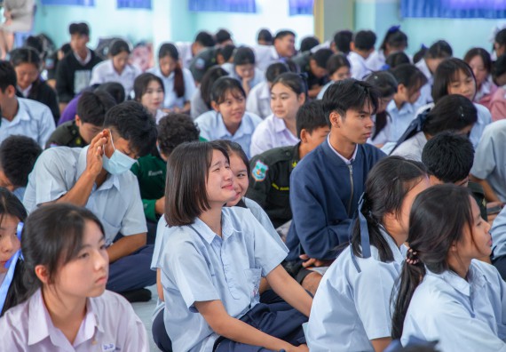 ภาพกิจกรรม  คณะวิทยาศาสตร์และเทคโนโลยี มหาวิทยาลัยราชภัฏกำแพงเพชร จัดกิจกรรมค่ายวิชาการเพื่อพัฒนากำลังคนด้านวิทยาศาสตร์และเทคโนโลยี ปีการศึกษา 2567 โรงเรียนพบพระวิทยาคม