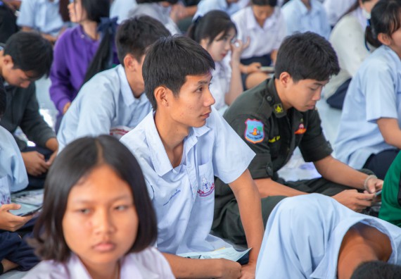 ภาพกิจกรรม  คณะวิทยาศาสตร์และเทคโนโลยี มหาวิทยาลัยราชภัฏกำแพงเพชร จัดกิจกรรมค่ายวิชาการเพื่อพัฒนากำลังคนด้านวิทยาศาสตร์และเทคโนโลยี ปีการศึกษา 2567 โรงเรียนพบพระวิทยาคม
