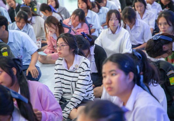 ภาพกิจกรรม  คณะวิทยาศาสตร์และเทคโนโลยี มหาวิทยาลัยราชภัฏกำแพงเพชร จัดกิจกรรมค่ายวิชาการเพื่อพัฒนากำลังคนด้านวิทยาศาสตร์และเทคโนโลยี ปีการศึกษา 2567 โรงเรียนพบพระวิทยาคม