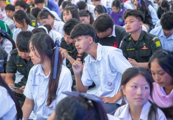 ภาพกิจกรรม  คณะวิทยาศาสตร์และเทคโนโลยี มหาวิทยาลัยราชภัฏกำแพงเพชร จัดกิจกรรมค่ายวิชาการเพื่อพัฒนากำลังคนด้านวิทยาศาสตร์และเทคโนโลยี ปีการศึกษา 2567 โรงเรียนพบพระวิทยาคม