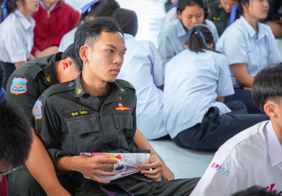ภาพกิจกรรม  คณะวิทยาศาสตร์และเทคโนโลยี มหาวิทยาลัยราชภัฏกำแพงเพชร จัดกิจกรรมค่ายวิชาการเพื่อพัฒนากำลังคนด้านวิทยาศาสตร์และเทคโนโลยี ปีการศึกษา 2567 โรงเรียนพบพระวิทยาคม