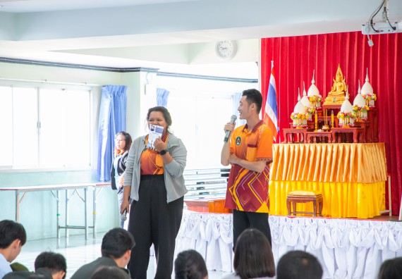 ภาพกิจกรรม  คณะวิทยาศาสตร์และเทคโนโลยี มหาวิทยาลัยราชภัฏกำแพงเพชร จัดกิจกรรมค่ายวิชาการเพื่อพัฒนากำลังคนด้านวิทยาศาสตร์และเทคโนโลยี ปีการศึกษา 2567 โรงเรียนพบพระวิทยาคม